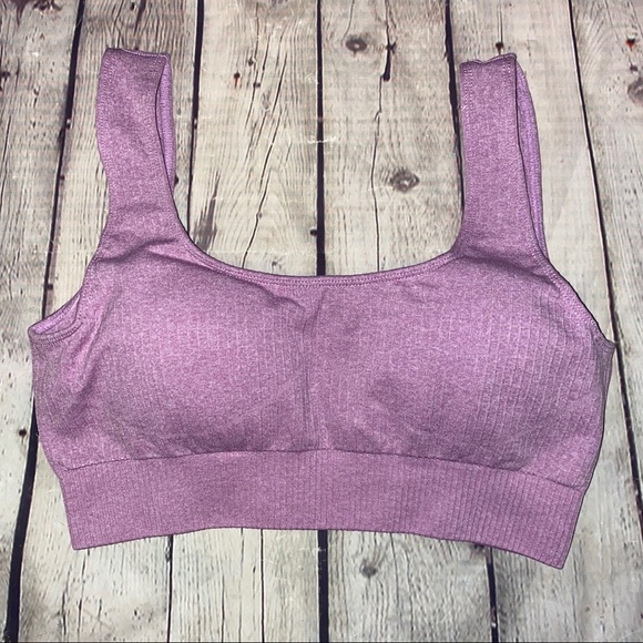 ☯️ Lily Lavender Ribbed Sports Bra ☯️ - Picture 2 of 9